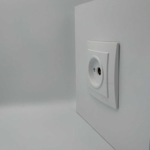 Розетка Nilson Touran белая TV ( 24111029 ) - фото №2