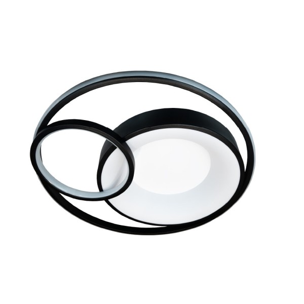 Світильник LED smart DUOS+пульт круг 100W 3000-5000K IP20 чорний ( 220785 ) - фото №1