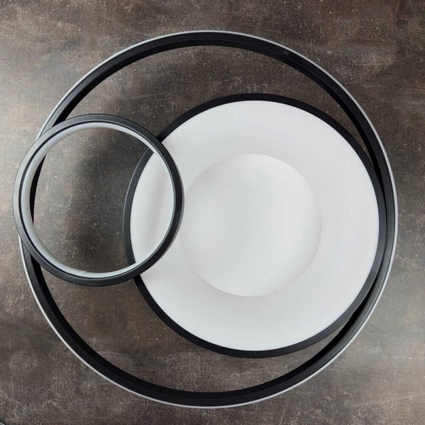 Світильник LED smart DUOS+пульт круг 100W 3000-5000K IP20 чорний ( 220785 ) - фото №2