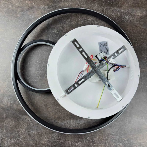 Світильник LED smart DUOS+пульт круг 100W 3000-5000K IP20 чорний ( 220785 ) - фото №3