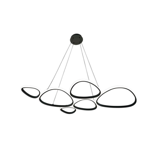 Подвесной светильник, люстра Goldlux 334053 Petra LED 1x58W 4000K 9000Lm IP20 черный