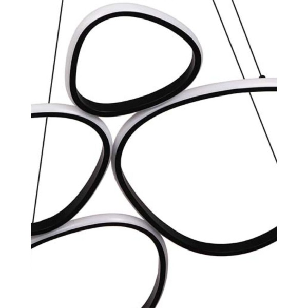 Подвесной светильник, люстра Goldlux 334053 Petra LED 1x58W 4000K 9000Lm IP20 черный - фото №4