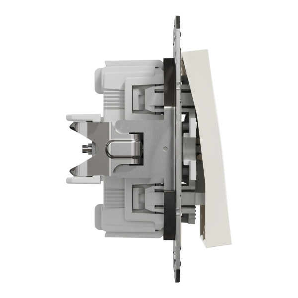 Перемикач двоклавішний Schneider Electric Asfora без рамки кремовий (EPH0670123) - фото №1