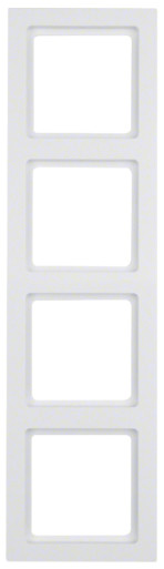 Рамка 4-местная полярная белизна Berker Q.3