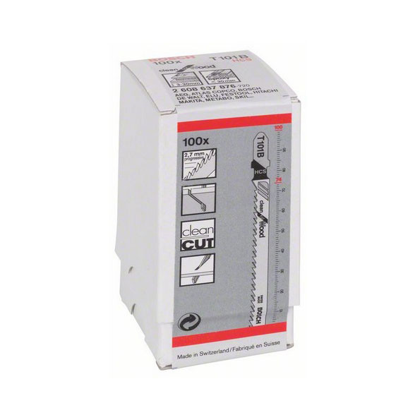 Лобзикові пилки Bosch T101B (100шт)