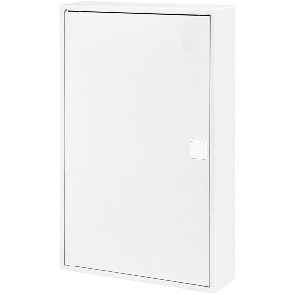 Трирядний зовнішній електрощиток ETI 001100245 ACT 36 PO 36+6 з білими дверцятами - фото №1