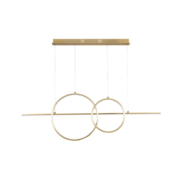 Подвесной светильник, люстра Goldlux 331809 Laura LED 1x42W 4000K 4800Lm IP20 золотой