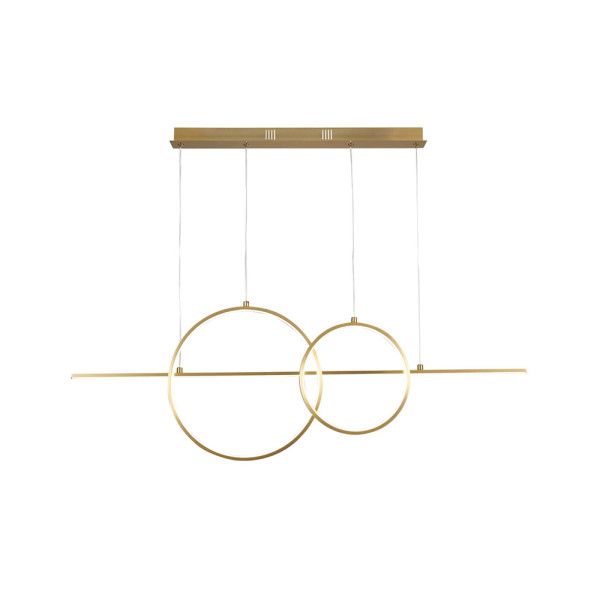 Подвесной светильник, люстра Goldlux 331809 Laura LED 1x42W 4000K 4800Lm IP20 золотой - фото №2