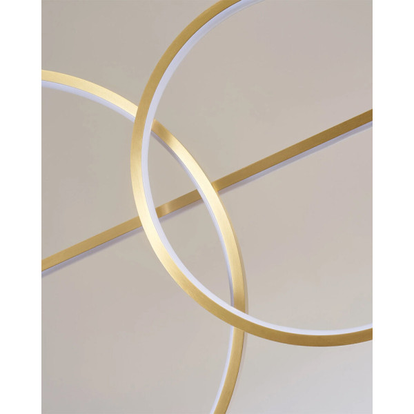 Подвесной светильник, люстра Goldlux 331809 Laura LED 1x42W 4000K 4800Lm IP20 золотой - фото №3