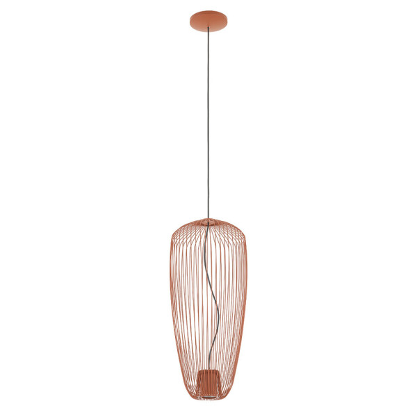 Підвісний світильник, люстра Nowodvorski 11496 Pumpkin S GU10 1x10W IP20 теракотовий