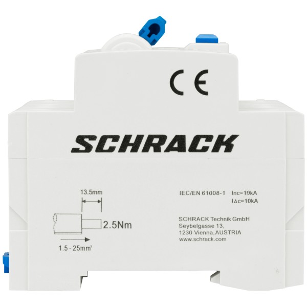 ПЗВ Schrack AR056103 10кА 63А 30мА 3P+N тип A - фото №3