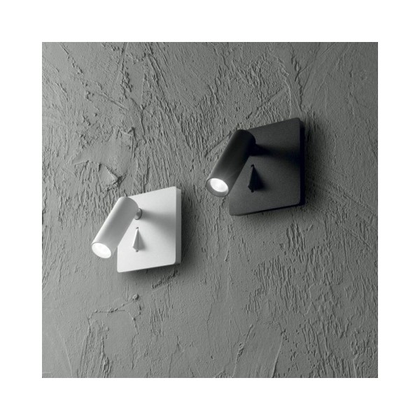 Бра, настінний світильник Ideal Lux 250113 Lite AP Nero - фото №1