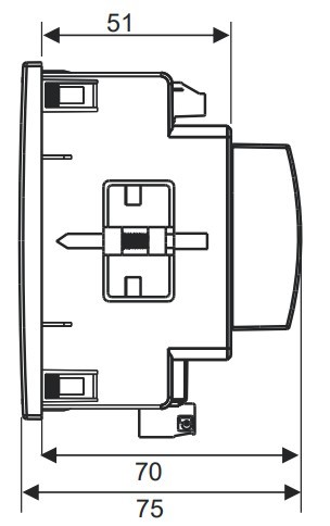 Аналізатор параметрів мережі ETI END25-RSA 2 вихідні контакти RS-485 (4656954) - фото №2