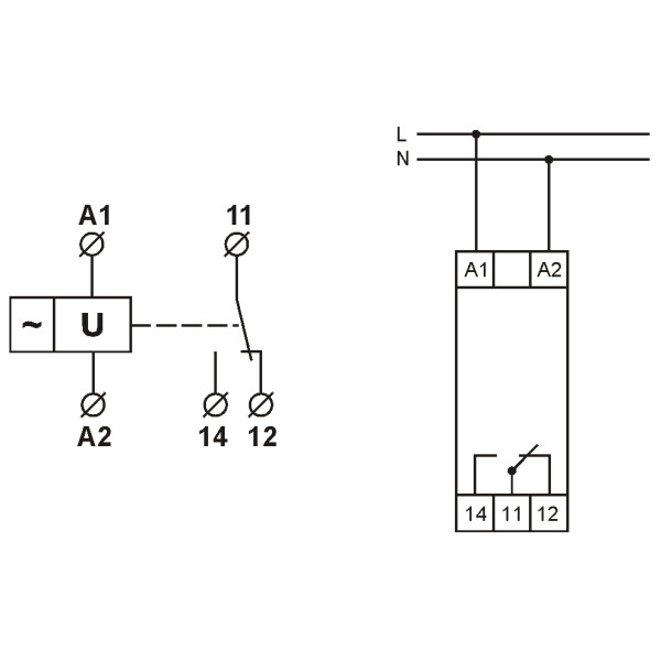 Реле контролю напруги Promfactor FRV11 220В - фото №1