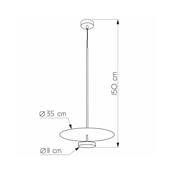Подвесной светильник, люстра Imperium Light 642135.05.09.91 Toledo LED 1x9W 3000K IP20 - фото №2