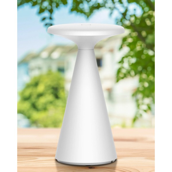 Светильник уличный портативный Goldlux 329967 Paros LED 1x1.8W 2700K 160Lm IP44 белый - фото №1