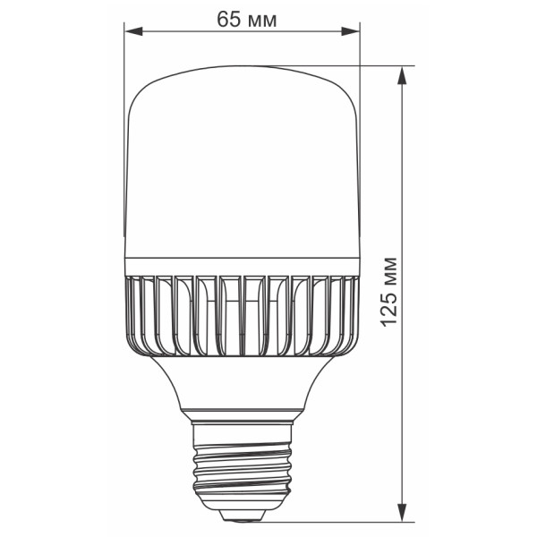 Світлодіодна лампа Videx A65 E27 20Вт 5000K (VL-A65-20275) - фото №1