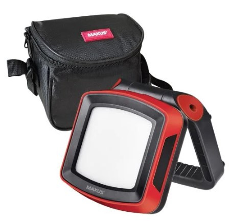 Ліхтар Maxus Portable Emergency LED Light 8Вт 4100K IP65 5000mAh IP65 червоний (MAX-8W-RED-EM) - фото №1