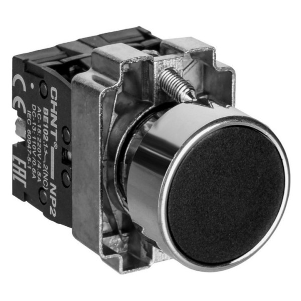 Кнопка Chint NP2-BA25 1NO+1NC IP40 чорна (573962)