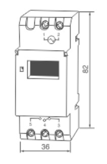 Недельный электронный таймер CNC TP8A 16А (Б00032238) - фото №1