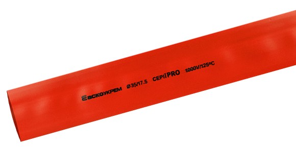Термоусадочная трубка Аско-Укрем PRO Ø 35,0/17,5 красная (A0150040593)