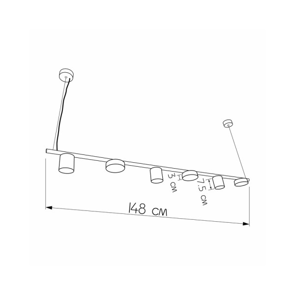Люстра Imperium Light 4376148.05.91 Rang LED 6x30W 3000K Lm IP20 - фото №2