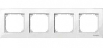 Рамка 4-пост. M-Plan полярно-белый Merten, MTN515419