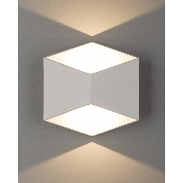 Вуличний світильник Nowodvorski 8143 Triangles LED 2x5W 3000K 800Lm IP54 білий - фото №3
