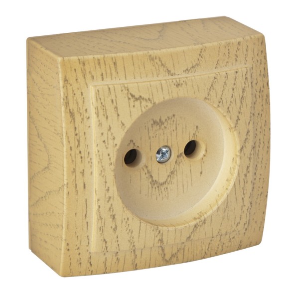 Розетка Nilson Themis клен 1-на без заземлення ( 26281015 )