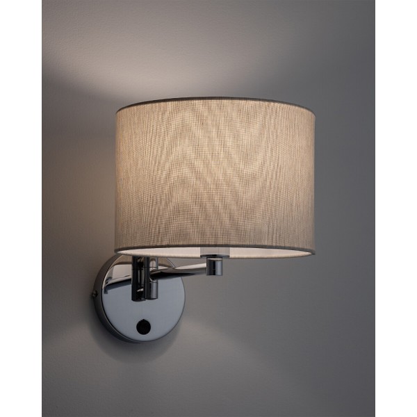 Бра, настенный светильник Nowodvorski 11781 Hotel Mood E14 1x10W IP20 светло-бежевый - фото №1