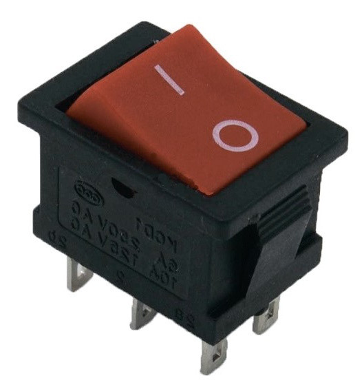 Переключатель TNSy KCD1-1-202 R/B красный (TNSy5500684)