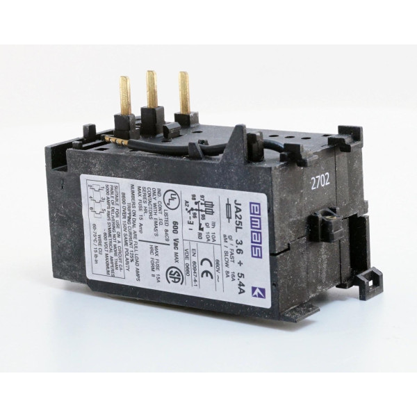 Реле термічне EMAS JA25L 3.6-5.4А - фото №4