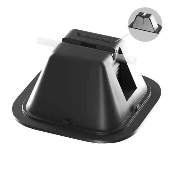 Держатель Leo Lightman Pyramida Pe/Pp/Bet с бетоном (336019)