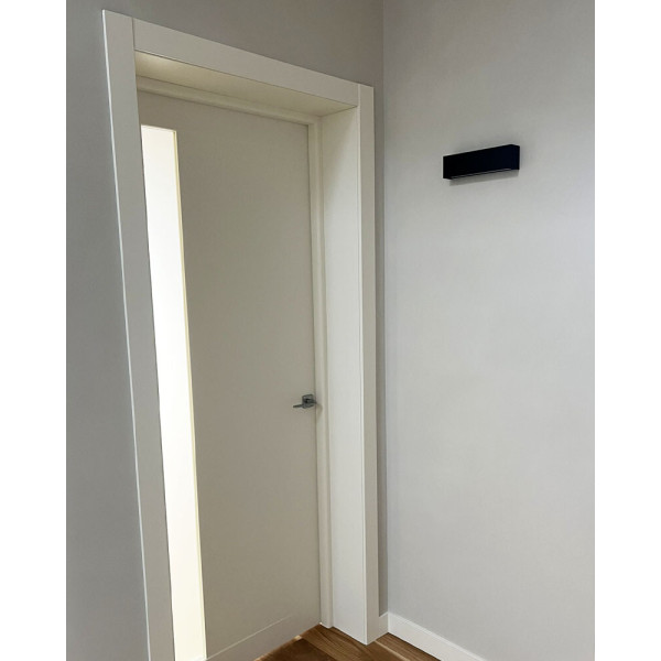 Бра, настенный светильник Nowodvorski 7601 Straight Wall Е14 1x10W IP20 черный - фото №1