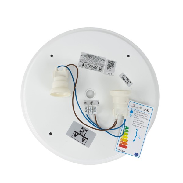 Люстра Nowodvorski 9687 Cameron E27 2x15W IP20 серая - фото №4