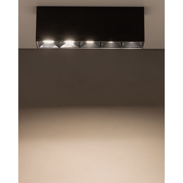 Точечный светильник Nowodvorski 10055 Midi LED 1x20W 3000K 1700Lm IP20 черный - фото №1