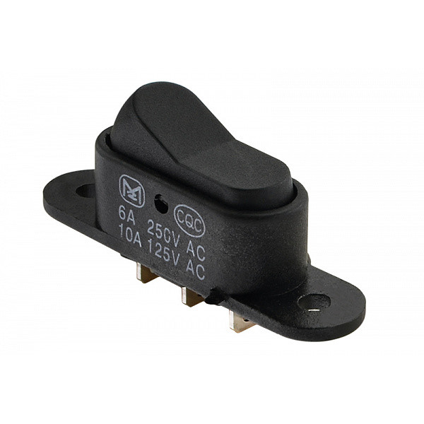 Переключатель Аско-Укрем KCD1-13-102 B/B черный (A0140040137)