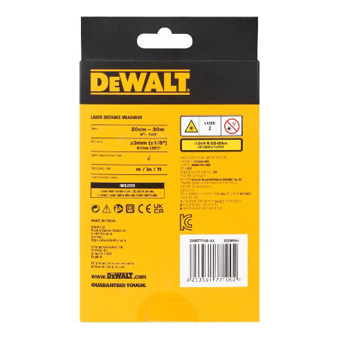 Далекомір лазерний DeWALT DWHT77100 2 батареї ААА - фото №3