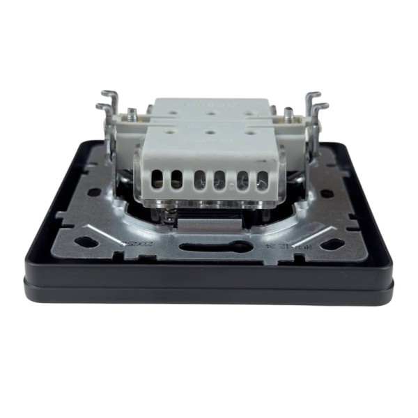 Вимикач Nilson Selene антрацит кнопка "ДЗВІНОК" ( 23362512 ) - фото №2