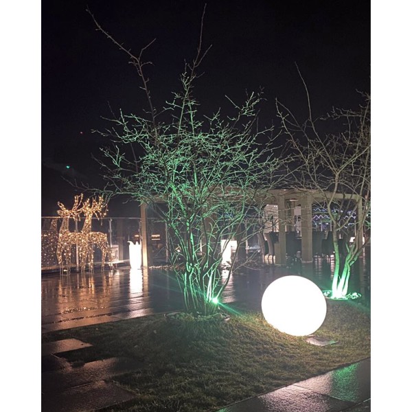 Вуличний садовий світильник куля Nowodvorski 9714 Cumulus XL E27 1x25W IP44 білий - фото №3