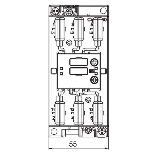 Контактор ETI 004643823 CEM CK 50.01N (50 кВАр 400-440V) - фото №3
