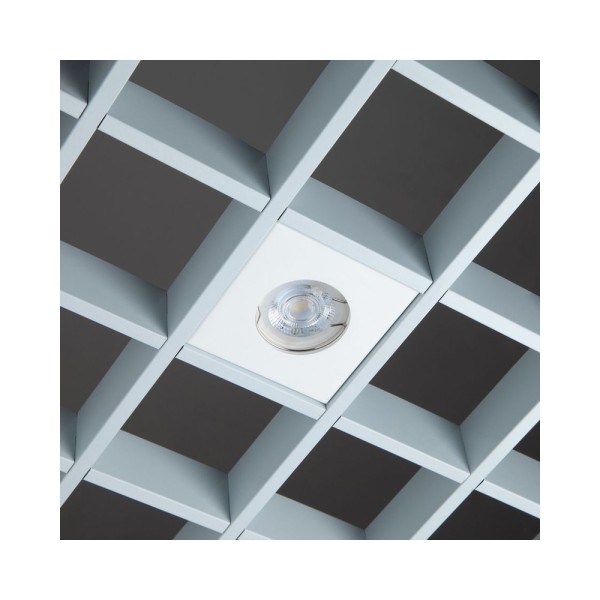 Точковий світильник для стелі Грильято Imperium Light 720110.01.01 Griliato GU10/GU5.3 1x50W IP20 Білий - фото №1