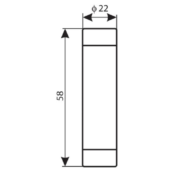 Запобіжник ETI 002645147 AQS22 UQ/20A/690V gR (200kA) - фото №1