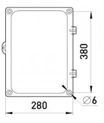 Шафа під лічильник e.mbox.stand.plastic.n.f3.прозорий - фото №4