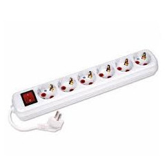 Удлинитель Sokol на 6 гнезд с заземлением и выключателем 3м (7.5.1.165696)