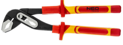 Полированный разводной трубный ключ Neo Tools 01-232 250мм 1000В CrV