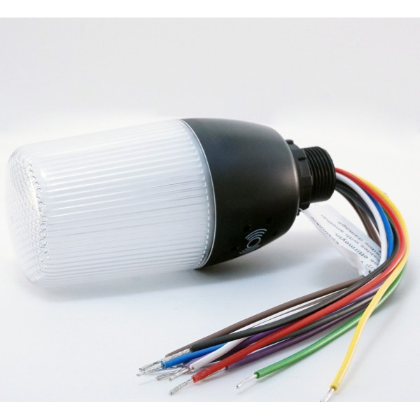 Мультифункциональная световая колонна EMAS IF05M024ZM05 с зуммером 24В AC/DC - фото №3