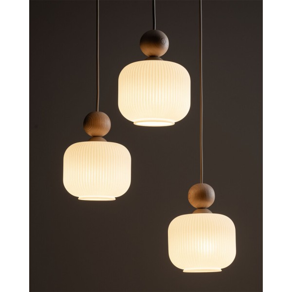 Подвесной светильник, люстра TK Lighting 11050 Ballo E14 3x10W IP20 бежевый - фото №2