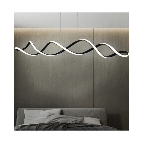 Подвесной светильник, люстра Goldlux 331069 Infinito Led 1x43W 4000K 6300Lm IP20 Черный - фото №1