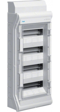 Щит накладной Vector VE412DN на 48 (56) модулей 4-рядный Hager